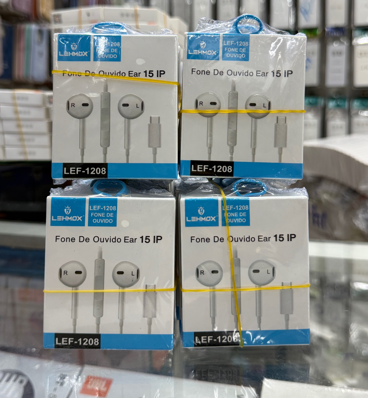 Fone de Ouvido Lehmox LEF-1208 Tipo-C