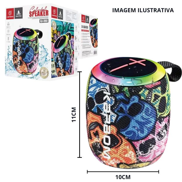 Caixa de Som Colorful KA-8193 Kapbom