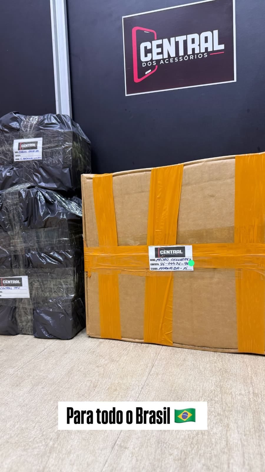 Pedidos saindo para todo o Brasil