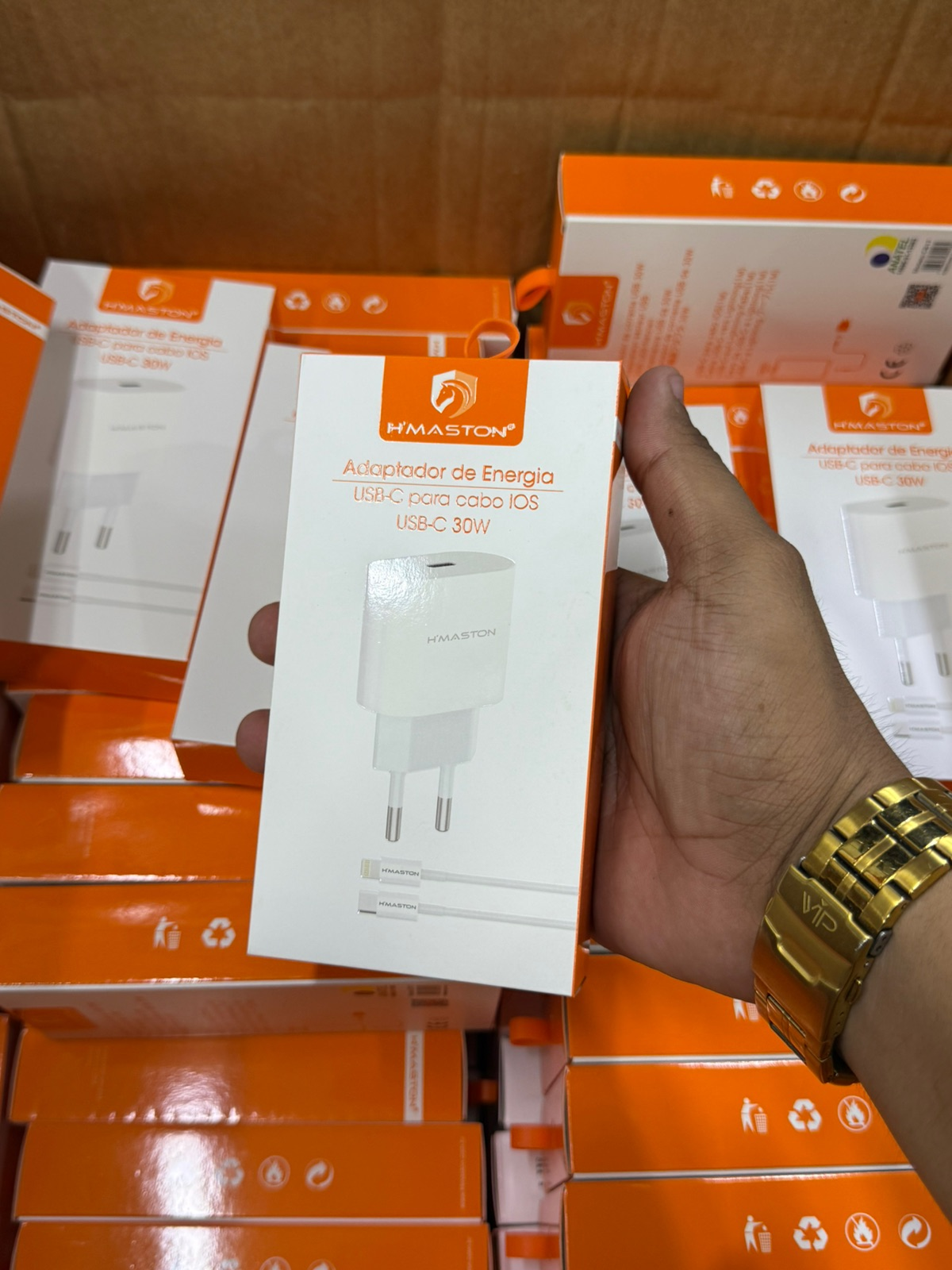 Carregador Turbo H'Maston USB-C para iPhone 30W