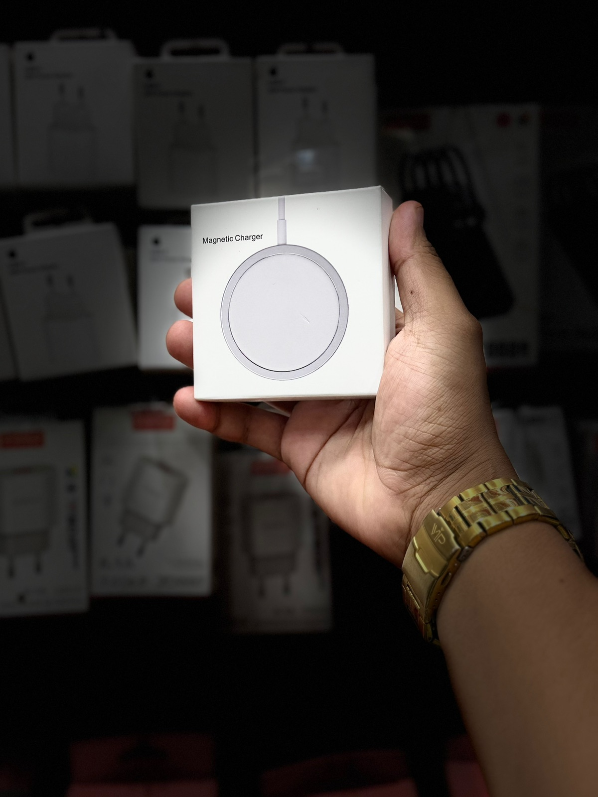 Carregador Magnético por Indução Wireless Tipo C