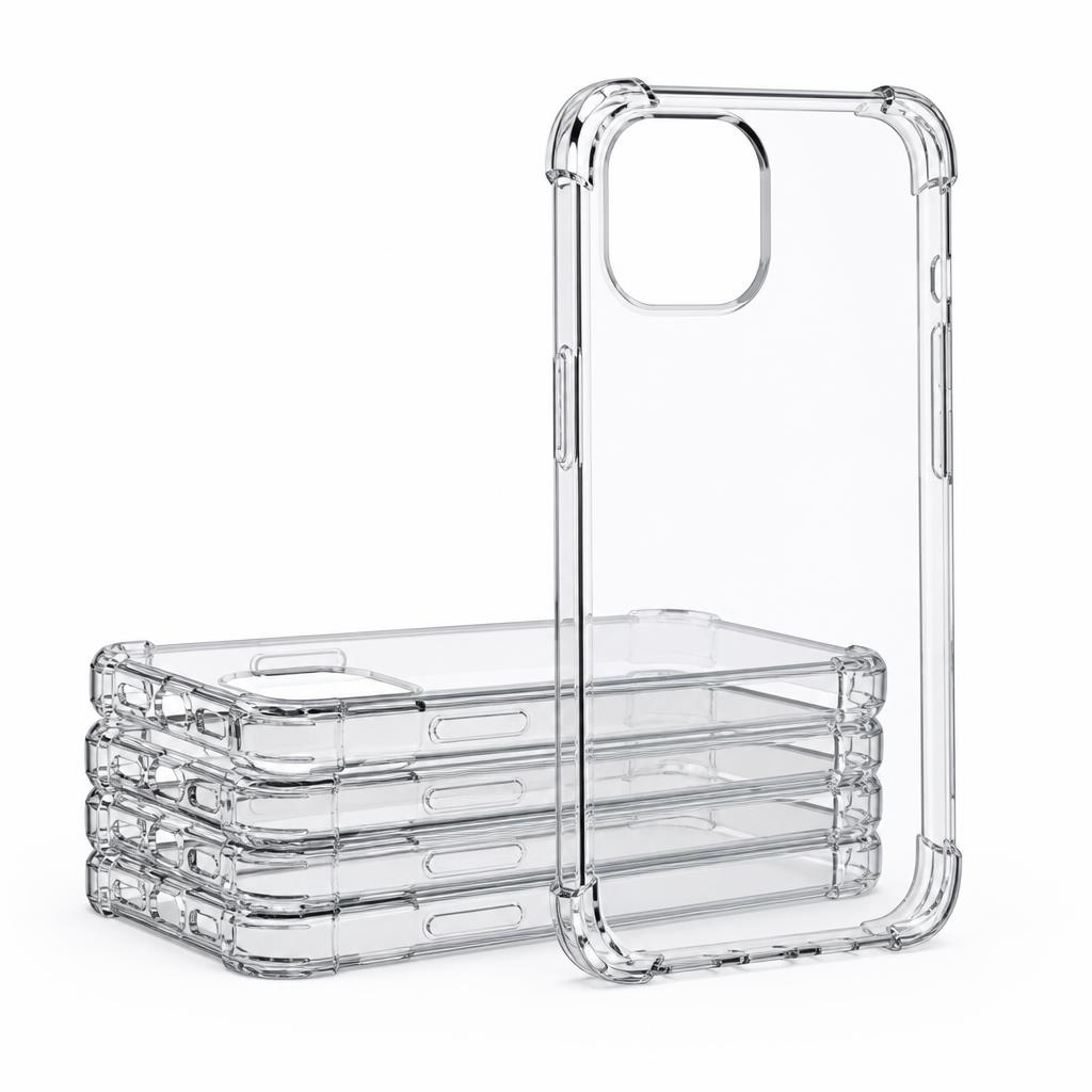 Kit Atacado - Capinhas Antichoque Transparente