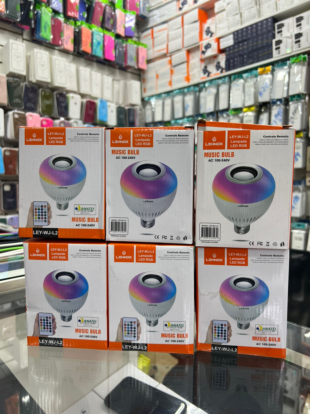 Lâmpada Lehmox LEY-WJ-L2 LED RGB Music Bulb Bluetooth