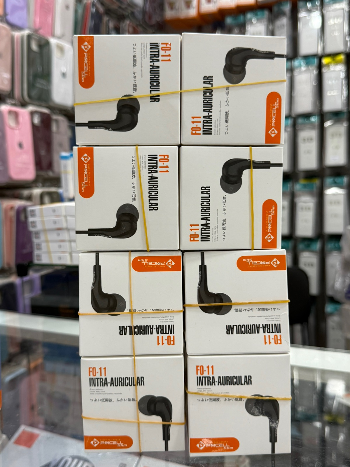 Fone com Fio P2 PMCELL Slim FO-11 Intra-Auricular