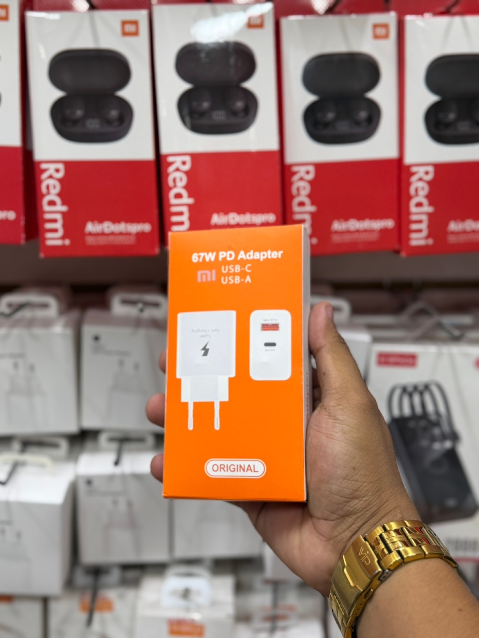 Fonte Turbo 67W PD Adapter USB-C + USB-A