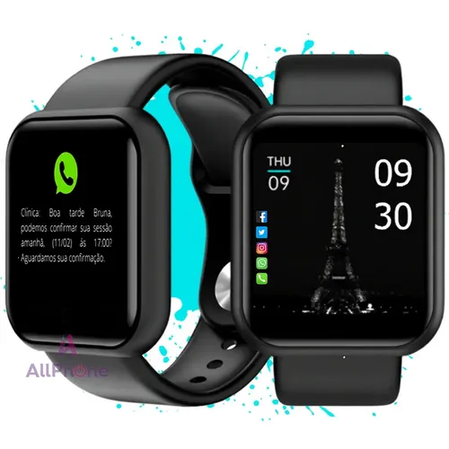 Smartwatch Digital Allphone 41mm Bluetooth Ios Android