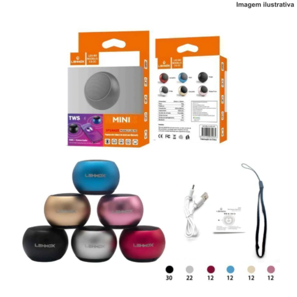 Caixa de Som 5w Mini Speaker Les-M3