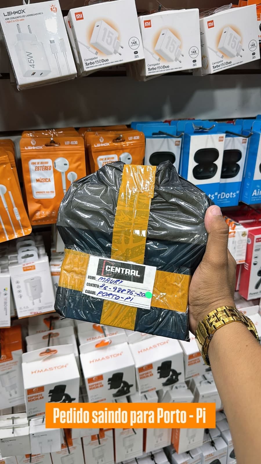 Pedido saindo para Porto - PI