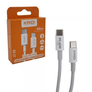 Cabo de Dados Turbo Pd 60w Tipo-C — Kaidi KD-27