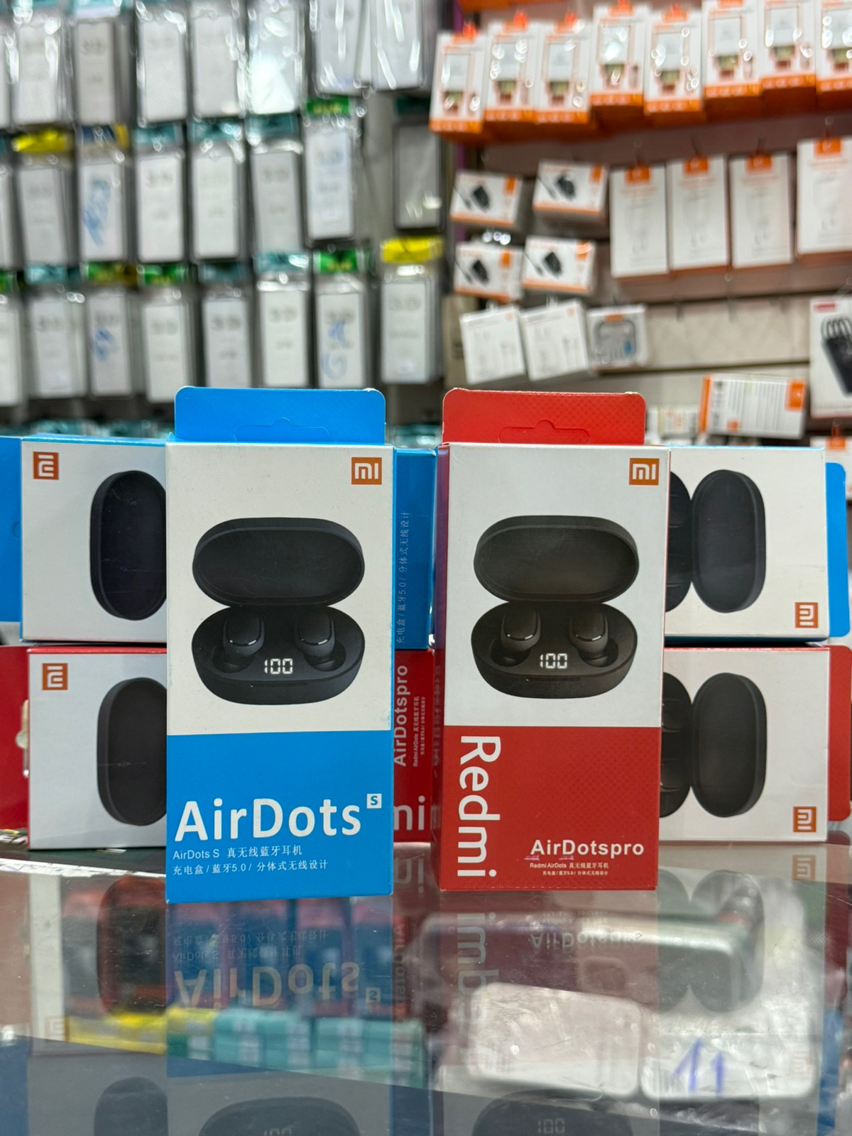 Fone Bluetooth AirDots Redmi com Visor de Carga