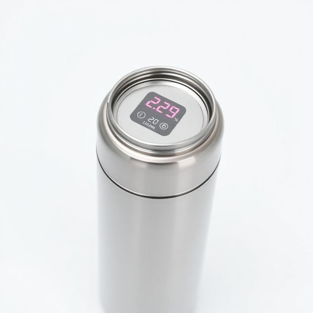 Garrafa Térmica 1l com Termômetro LED Digital